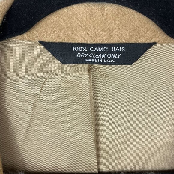 Vintage Gordon Thomas 100% Camel Blazer Mens 48L Oversized Layering Unisex - Picture 7 of 15